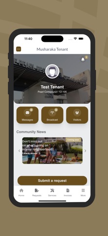 Musharaka Tenant screenshot