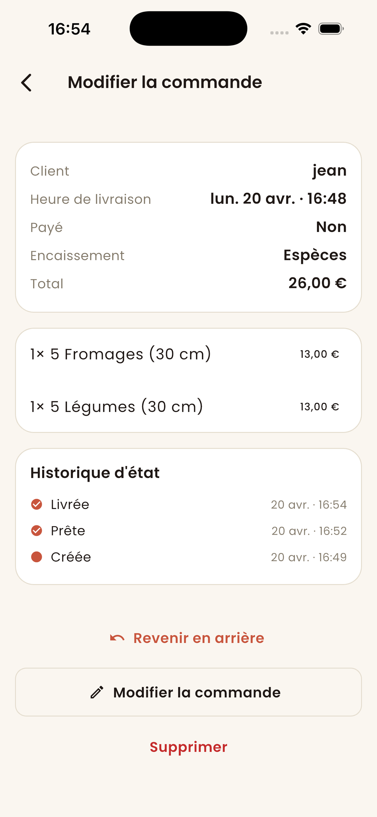 FOM pizza screenshot 4