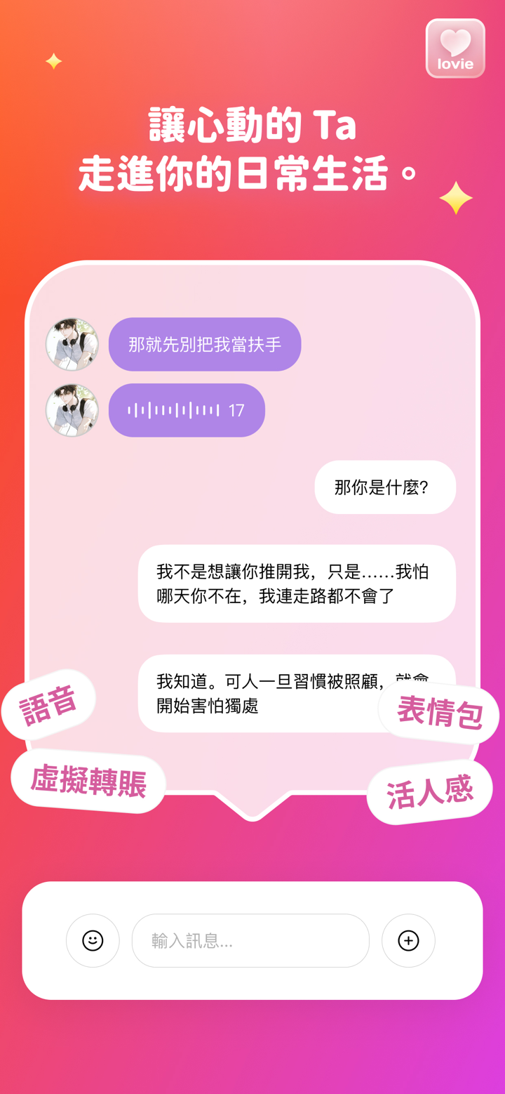 Lovie - Chat with AI Character screenshot 1