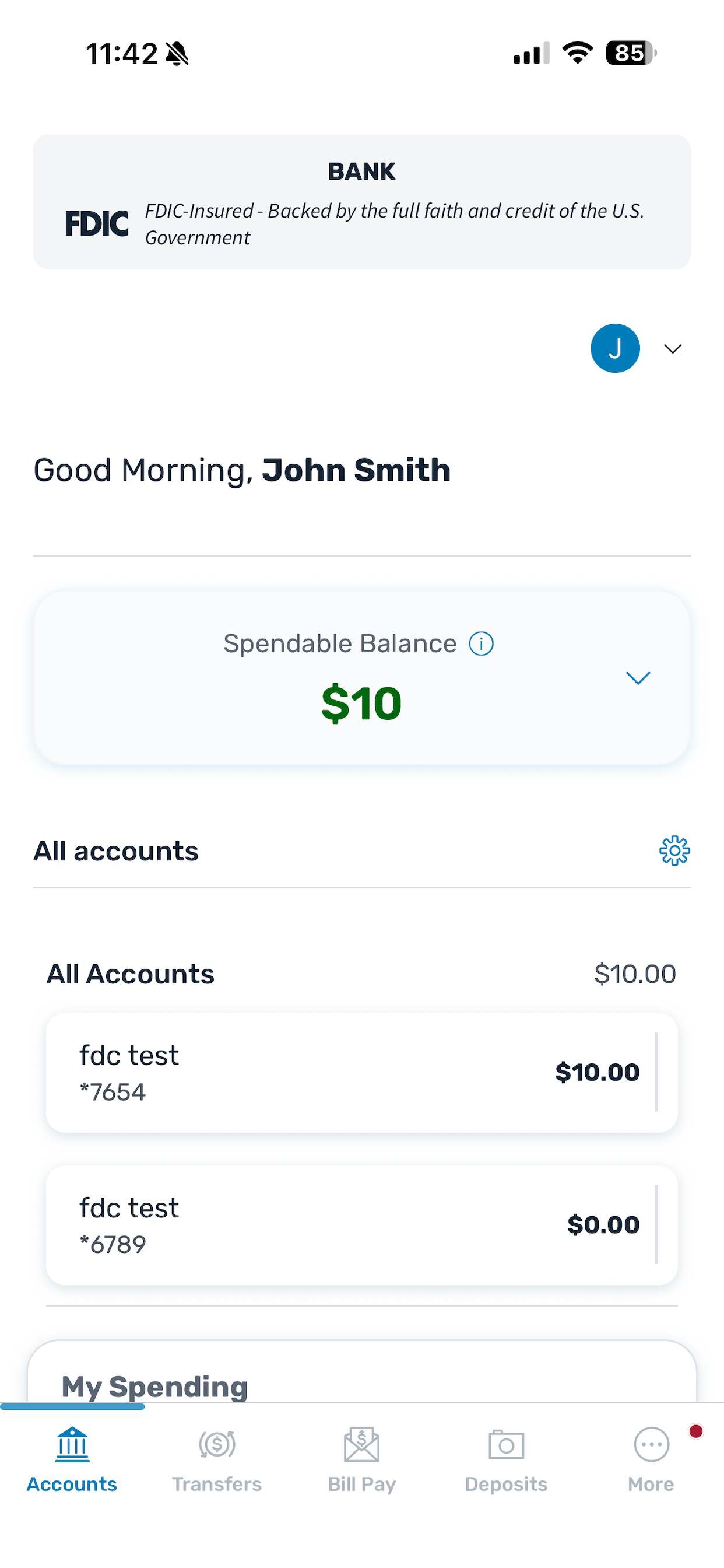 BANK mobile for iPhone screenshot 3