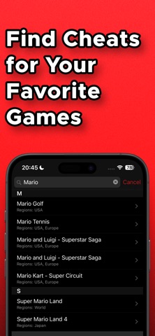 Cheat Boy: Cheats for Games screenshot