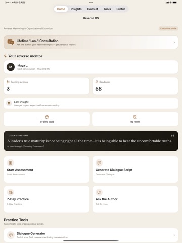 Reverse OS iPad screenshot