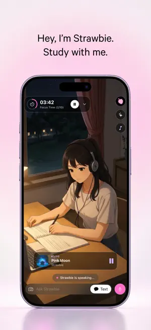 Strawbie: Study With Me screenshot 1