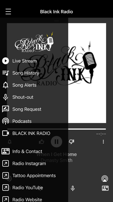 Black Ink Radio Screenshot