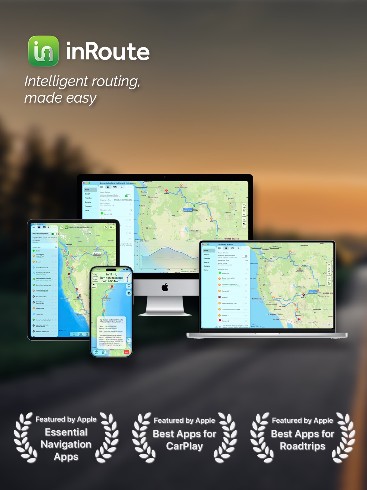 inRoute - Intelligent Routing ipad screenshot 1