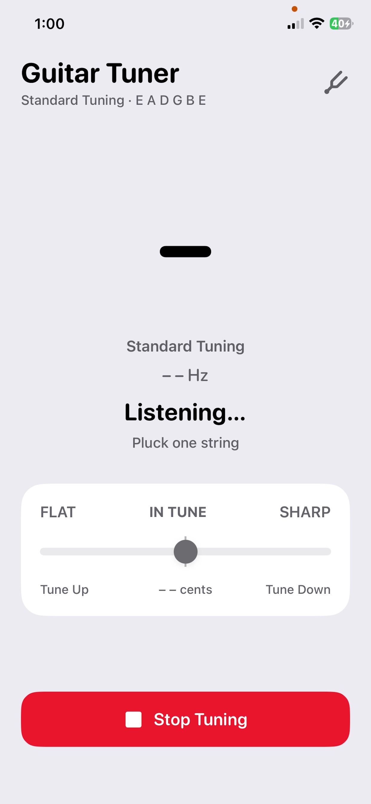 Screenshot 2 of TuneSimple: Guitar Tuner