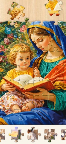Bible Jigsaw Puzzle: Calm Game iPhone screenshot