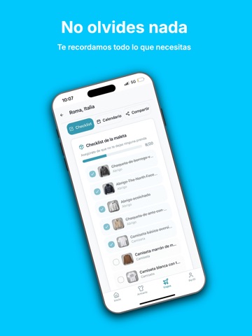 Packly AI iPad screenshot