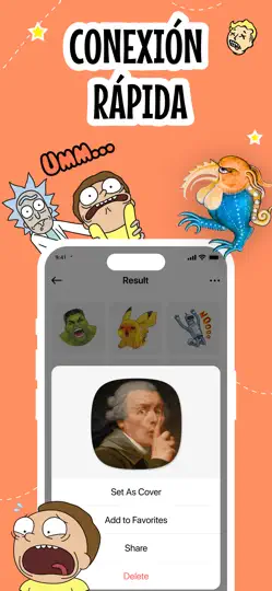 Captura de pantalla de Hacer Stickers - Sticker Maker en iPhone 5