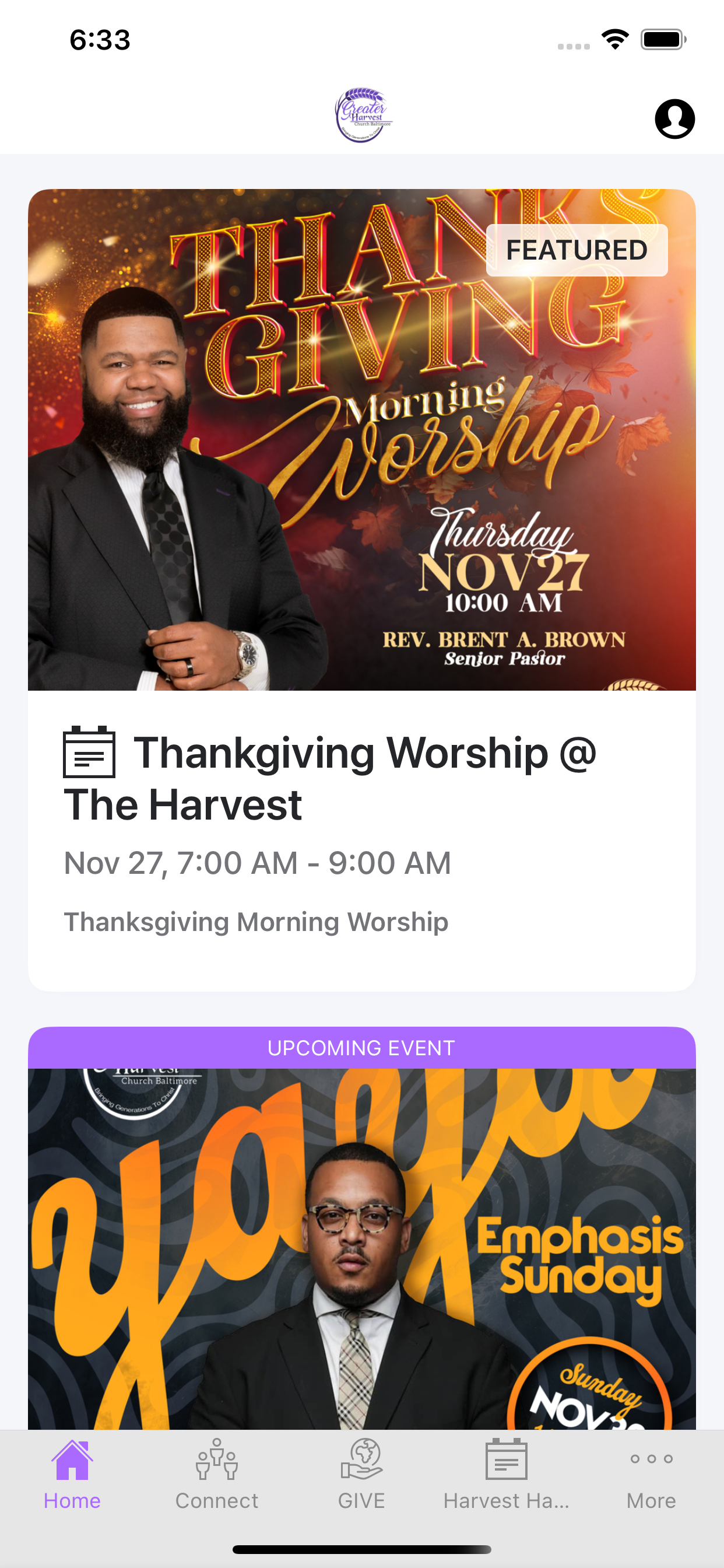 Greater Harvest Baptist Church