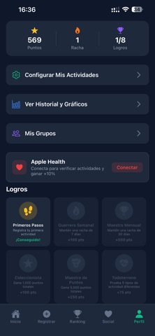 GamiFitUp screenshot