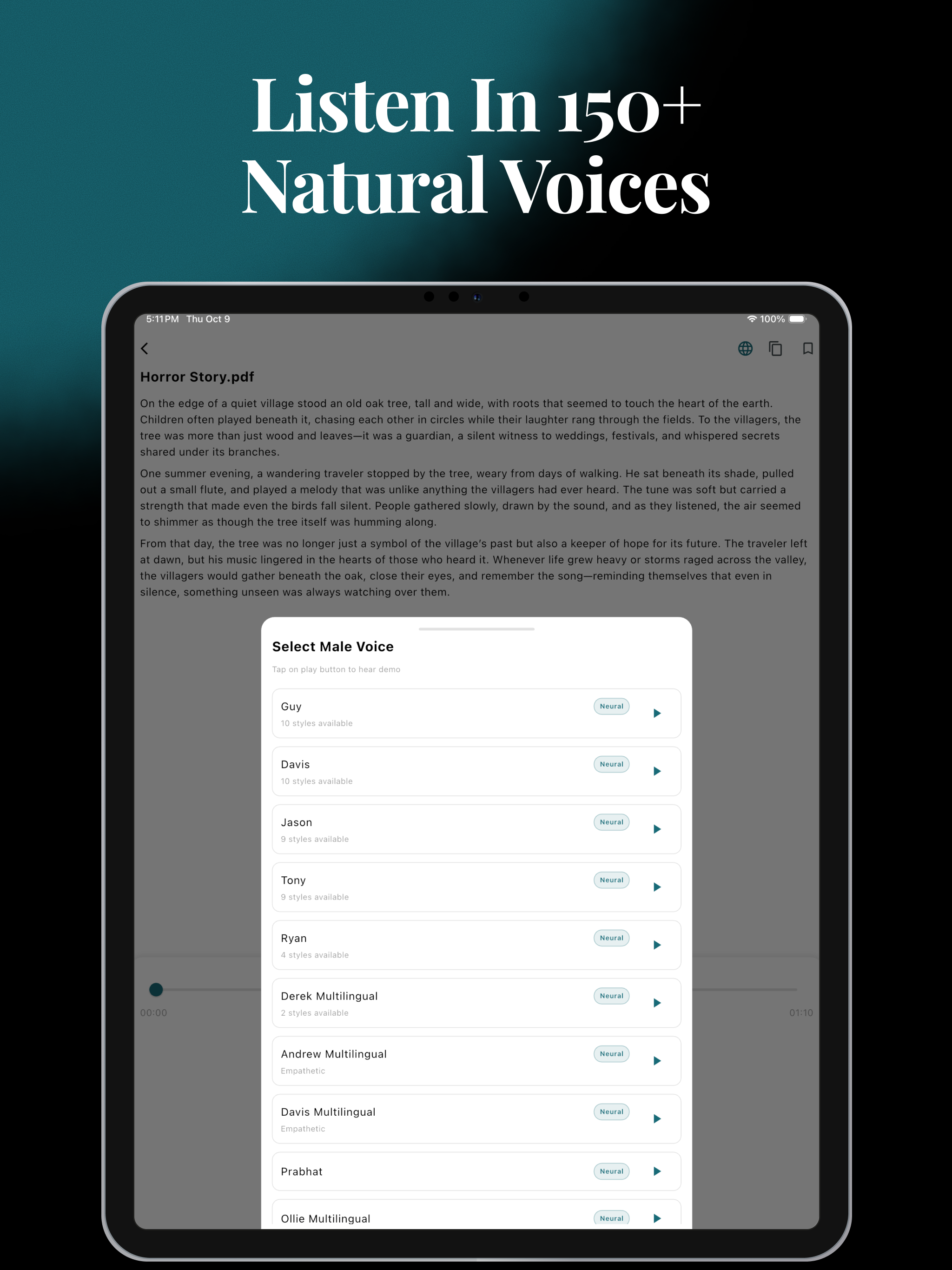 SmartSpeakAI - Text to Speech screenshot 10