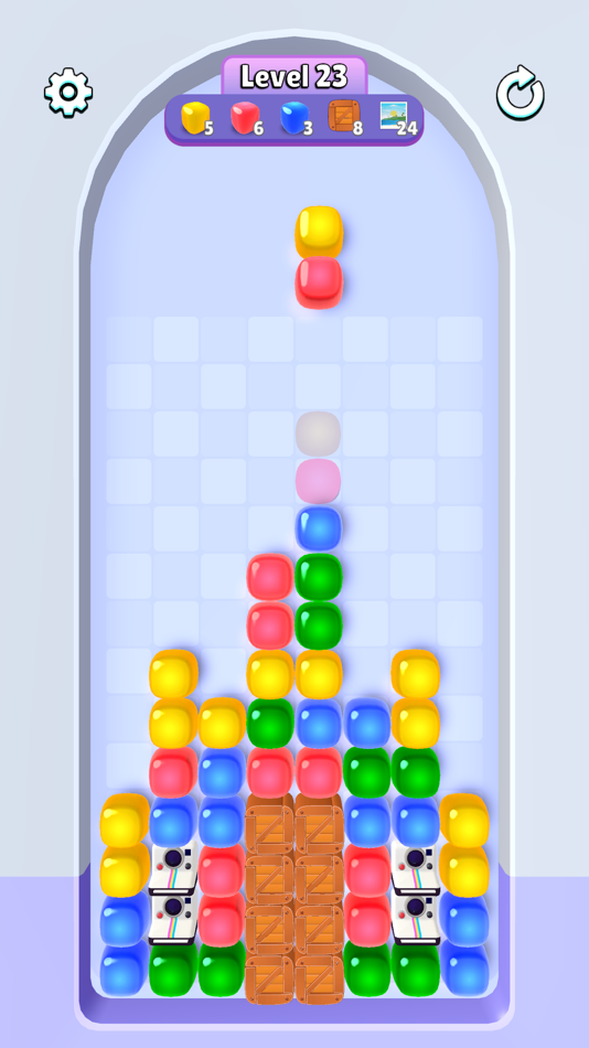 #3. Drop & Match (iOS) Podle: ZiNKY OYUN YAZILIM ANONiM SiRKETi