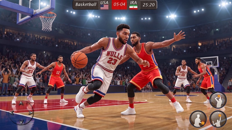 Play Basketball Hoops 2026 screenshot 1