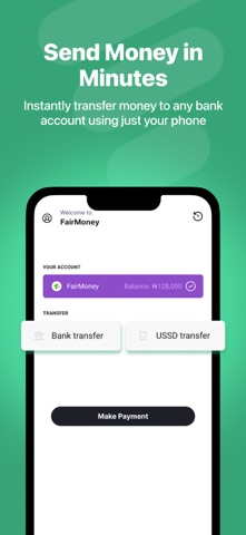 FairMoney: Loan App In Nigeria iPhone screenshot