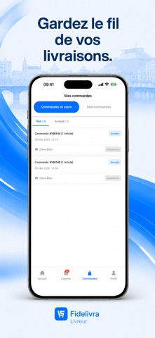 Fidelivra Livreur screenshot