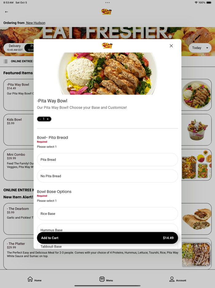 Pita Way Mediterranean Grill