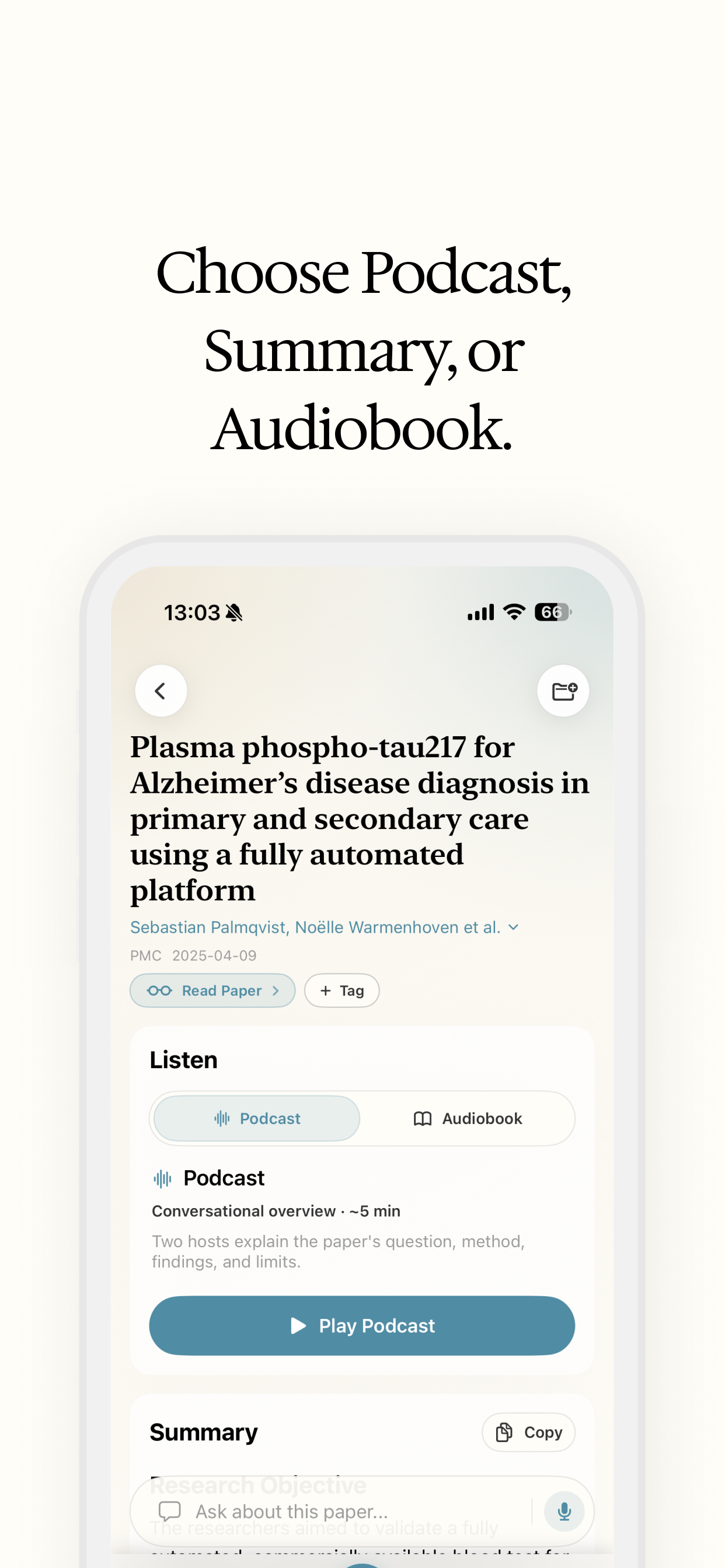 ResearchPod: AI Paper Podcasts screenshot 4