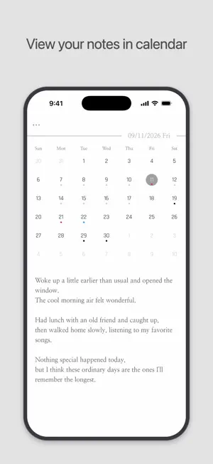 DAILY NOTE - Day Note, Diary screenshot 2