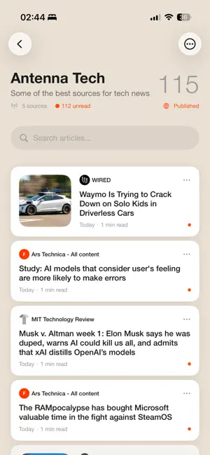 Antenna News screenshot 3