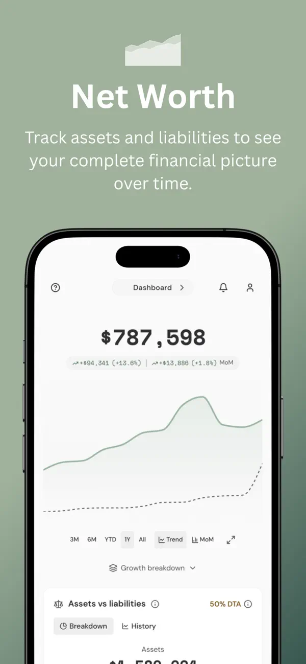 #2. Hazel: Net Worth Tracker (iOS) Bởi: ROBERT RIGATO