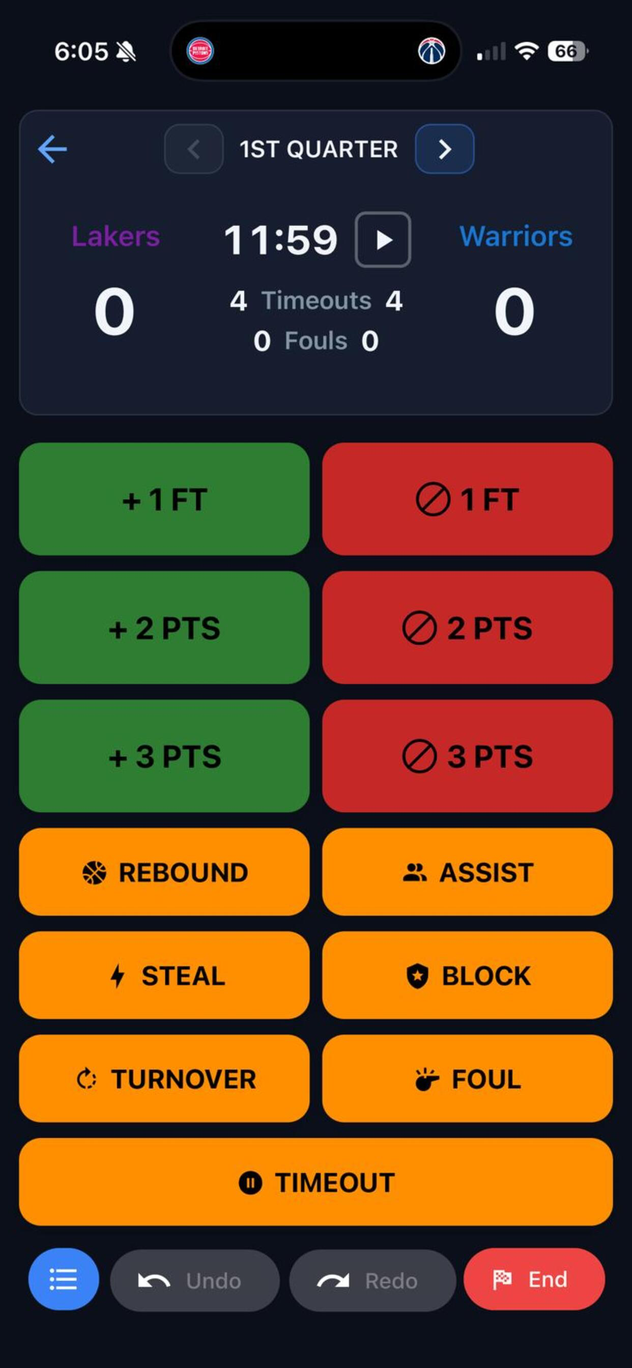 BUKT - Basketball Stat Tracker screenshot 6