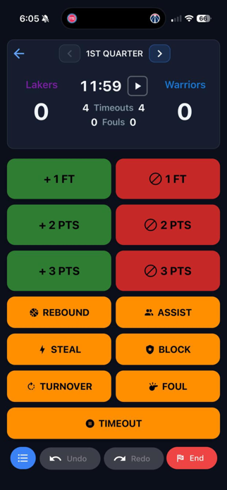 BUKT - Basketball Stat Tracker Screenshot 6 of 6