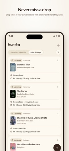Cratelog: Book Box Tracker screenshot