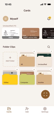 Bearify: Business Card Scanner screenshot