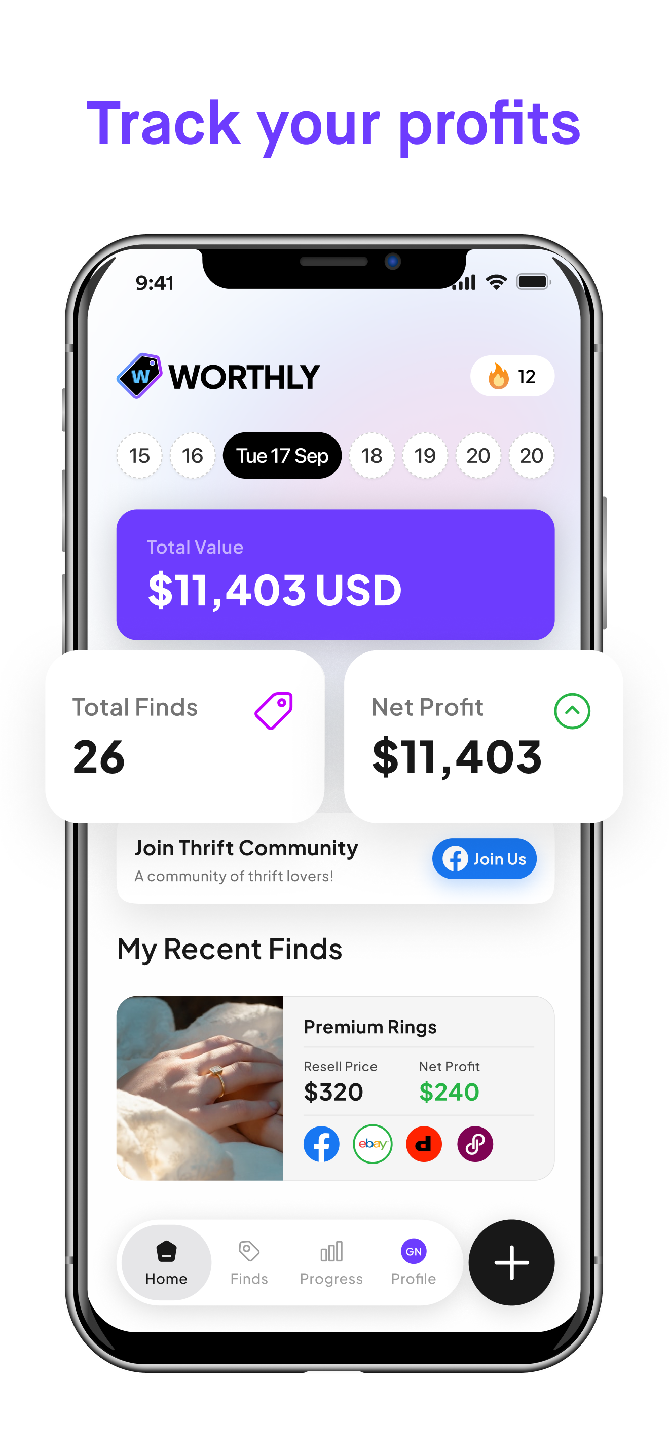 Worthly - Thrift & Profit
