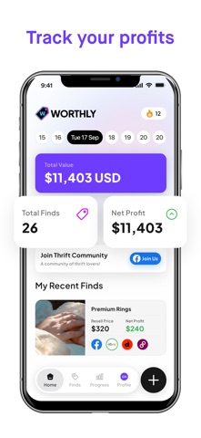 Worthly - Thrift & Profit screenshot