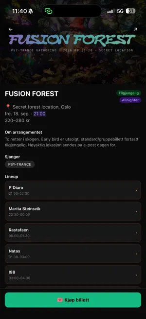 Ravepuls screenshot 2