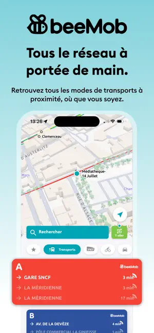 beeMob : Béziers agglomération iPhone screenshot 1