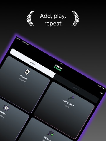 Score keeper & point counter iPad screenshot