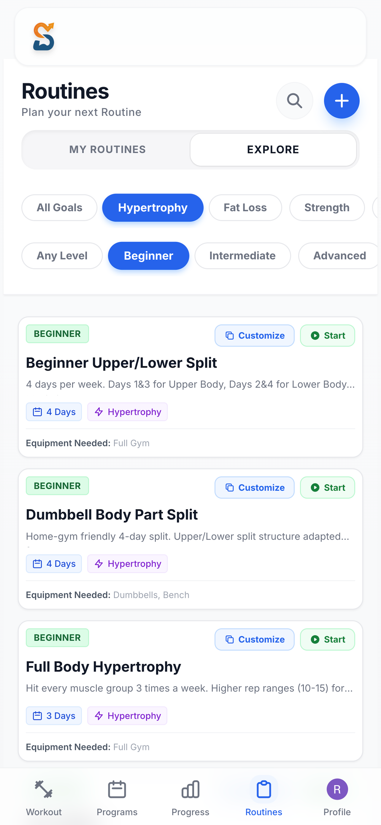 SetWise: Workout Tracker screenshot 2