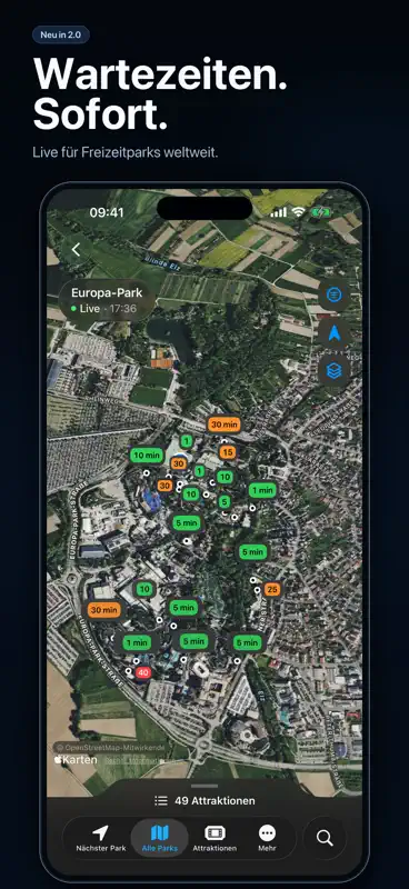 Freizeitpark Wartezeiten screenshot 1 of 6
