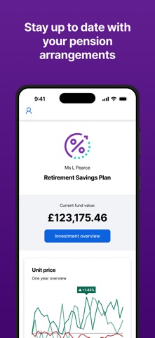 Track My Pension iPhone screenshot