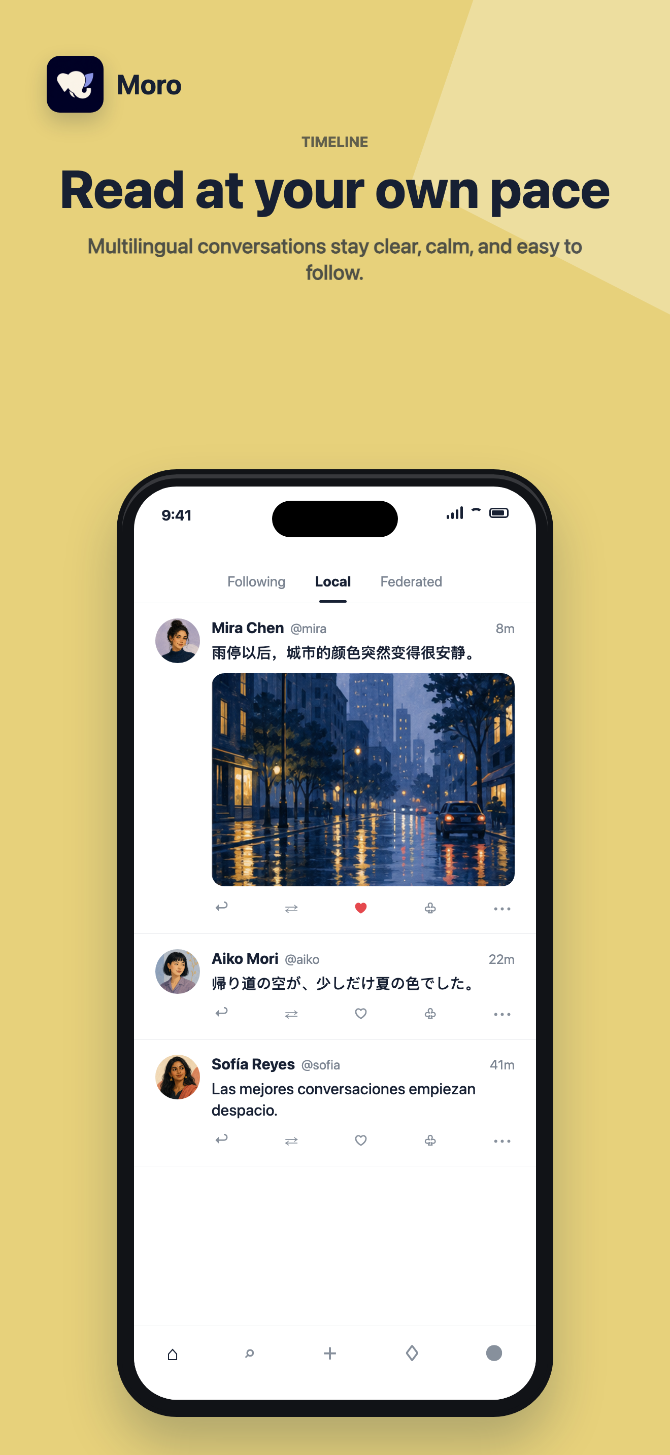 Moro for Mastodon screenshot 4