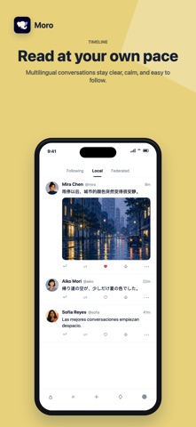 Moro for Mastodon Screenshot 4 of 10