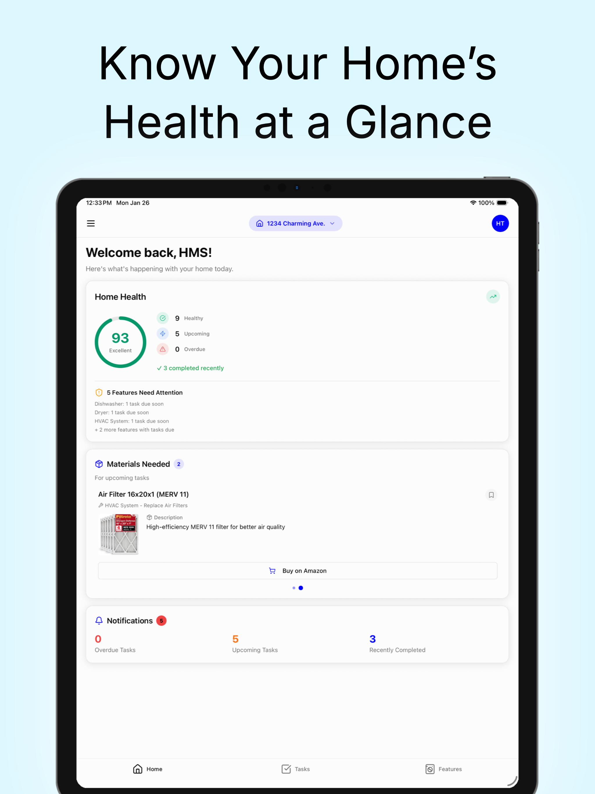 HomeBeacon: Home Maintenance