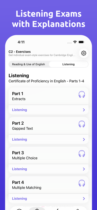 Cambridge C2 Exam Simulator Screenshot 6 of 10