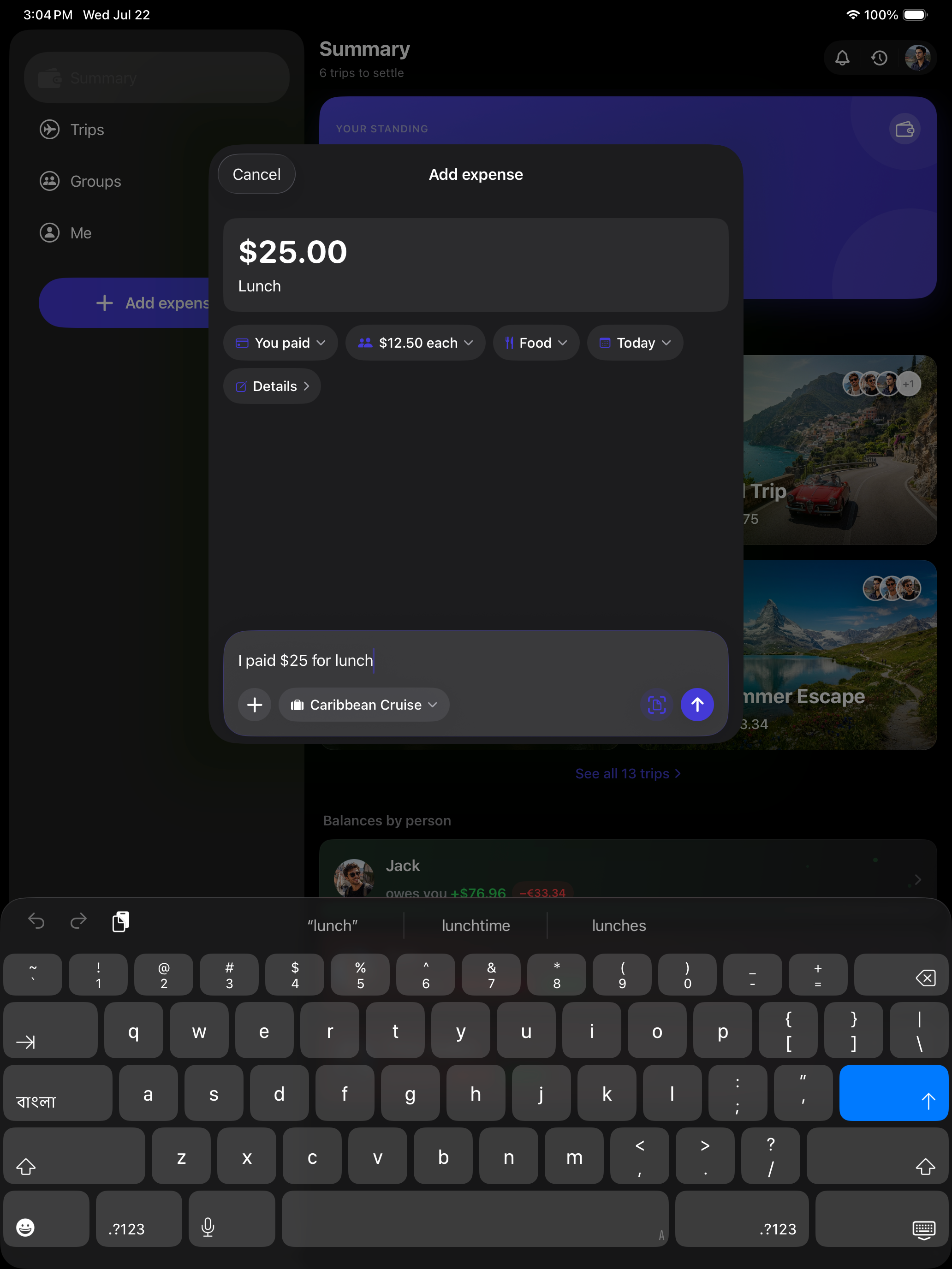 TripMath - Split Group Expense screenshot 11