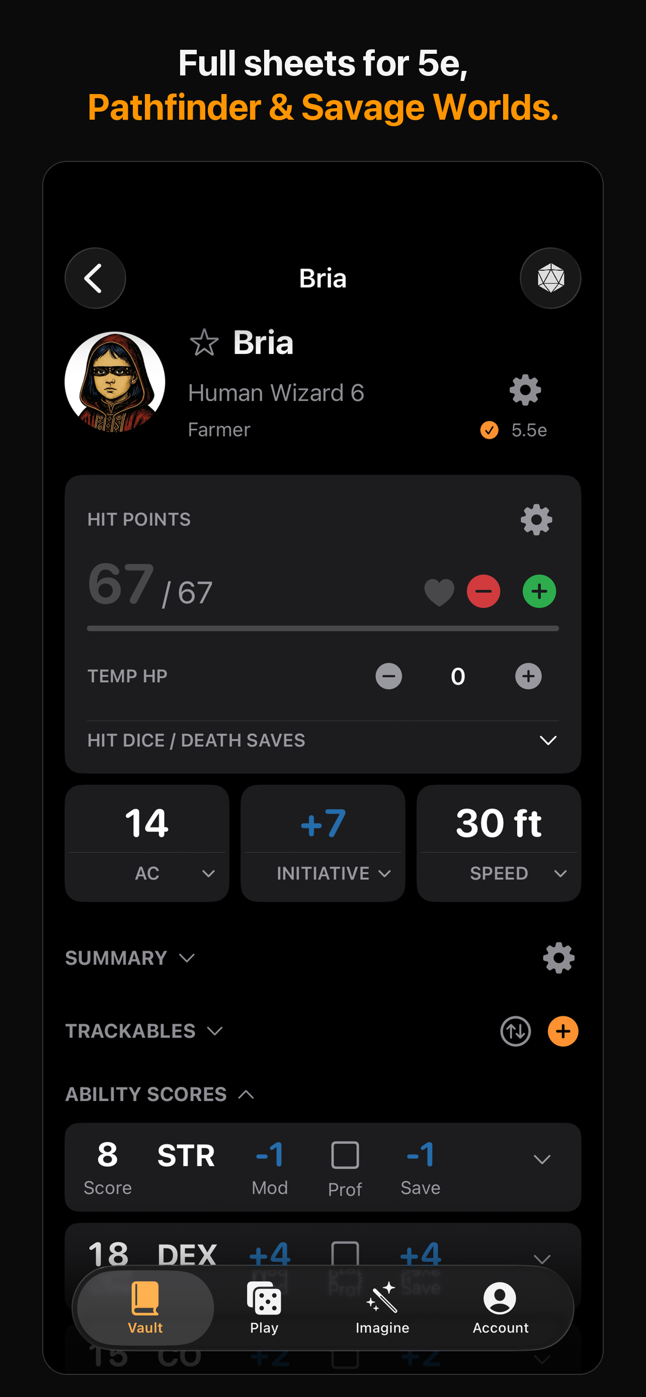 Embers: Tabletop RPG Toolkit screenshot 2