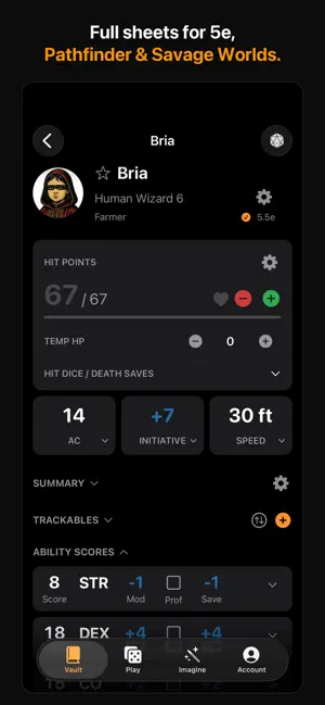Embers: Tabletop RPG Toolkit screenshot 2