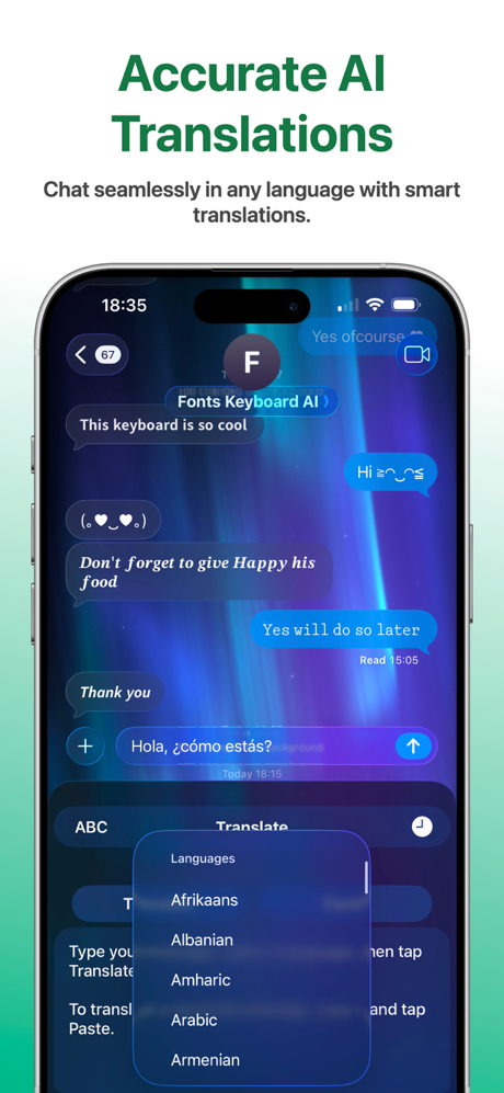 Fonts Keyboard AI screenshot 9