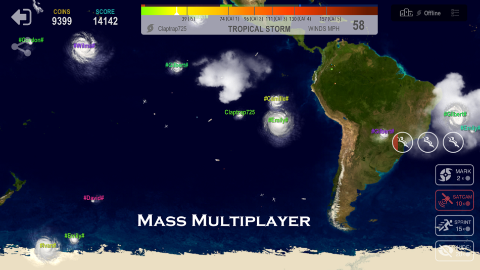 #9. Hurricane.io (iOS) โดย: Vidreya Gaming
