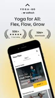 yoga-go pilates & home workout iphone screenshot 1