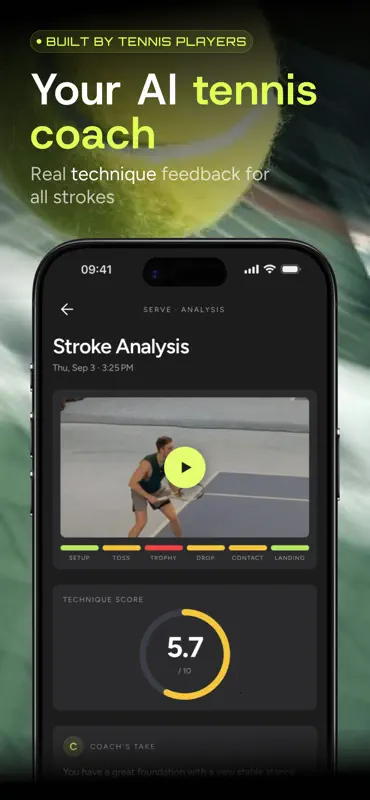 AceCue: AI Tennis Coach screenshot 1 of 5