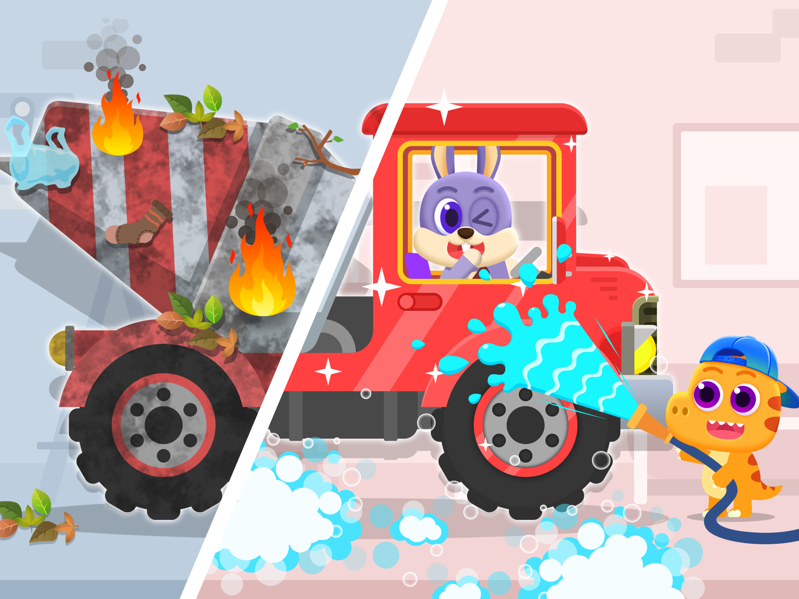 Car Wash Car Games for kids