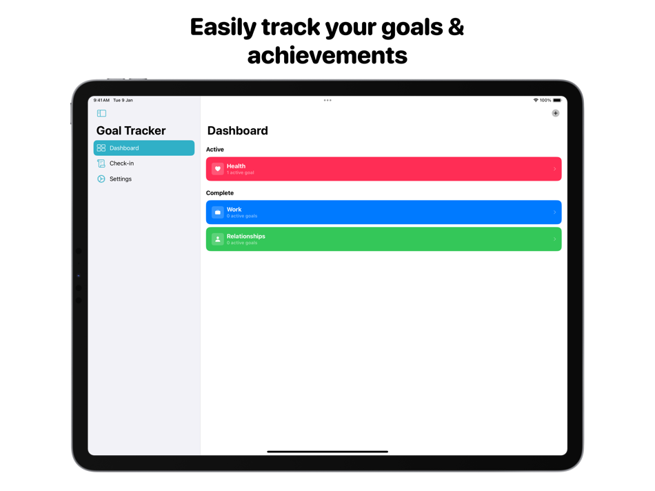 #1. Goal Tracker: Track Progress (iOS) 由: INNOVATIVE DIGITAL TECHNOLOGIES LIMITED